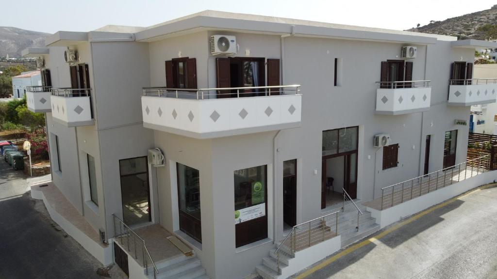 Kasos Palace apartment building exterior in Fry, Kasos